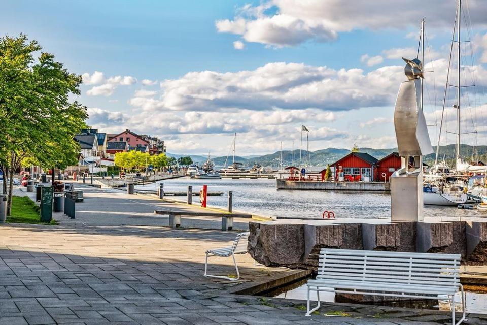Studio W Centrum Miasta Holmestrand, Norwegia エクステリア 写真